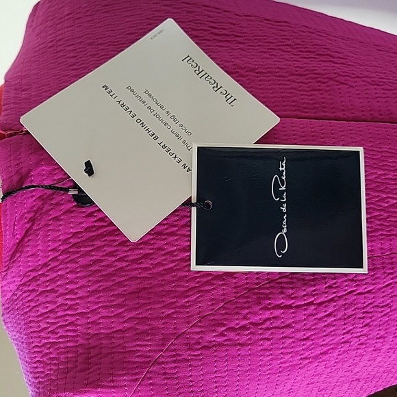 Fuschia Quilted Silk Dress - Picture 6 of 12